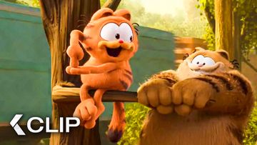 Image of THE GARFIELD MOVIE Clip - Train Jump (2024)