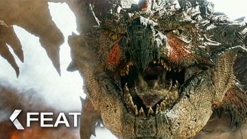 Image of Rathalos Attack - Game vs. Movie Comparison - MONSTER HUNTER Featurette (2020)