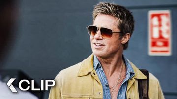 Image of Brad Pitt Meets His New Team At The Racetrack - Clip