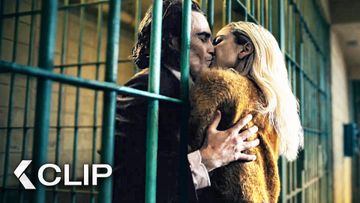 Image of JOKER 2: FOLIE À DEUX - Kissing In Jail Clip (2024) Joaquin Phoenix