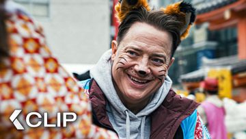 Image of The little Girl Makes Brendan Fraser Smile - Clip