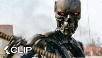 Bild zu Sarah Connor vs Rev-9 First Fight Movie Clip - Terminator 6: Dark Fate (2019)
