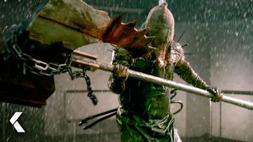 Image of Zombie Axeman vs Alice & Claire Scene - Resident Evil: Afterlife | Milla Jovovich