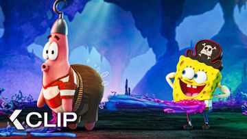 Image of Patrick and Spongebob Amuse The Pirates - THE SPONGEBOB MOVIE: Search for SquarePants Clip