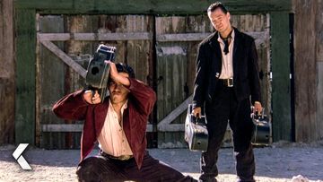 Image of Shootout At The Edge Of Town - DESPERADO Clip | Antonio Banderas, Salma Hayek