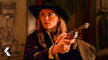 Image of Sharon Stone in a Saloon Shootout - The Quick and the Dead | Russell Crowe, Leonardo DiCaprio