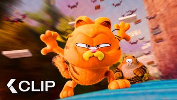 Image of ÉPICA Lucha en el Tren Garfield vs. Jinx - GARFIELD: LA PELICULA Clip