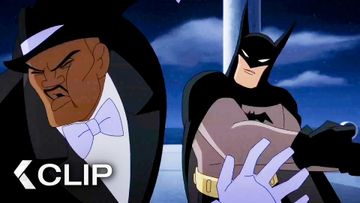 Image of BATMAN: CAPED CRUSADER Clip - Batman Fights The Penguin (2024)