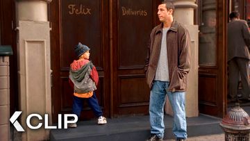 Image of Adam Sandler Teaches Boy to PEE on the Street - BIG DADDY Clip