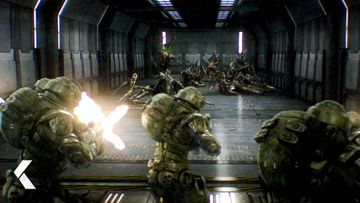 Image of The Rescue Mission Scene - Starship Troopers: Invasion (2012)