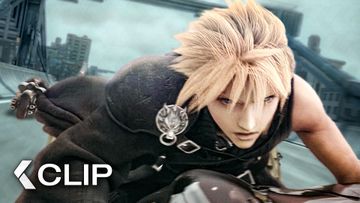 Image of Cloud Strife Chases Kadaj Through Midgar - FINAL FANTASY VII: ADVENT CHILDREN Clip