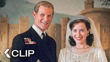 Image of Princess Elizabeth and Prince Philip's Wedding Day - THE CROWN Clip | Claire Foy