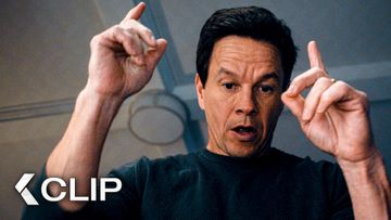 Image of THE FAMILY PLAN Clip - Daddy Changing The Diapers (2023) Mark Wahlberg Apple TV+