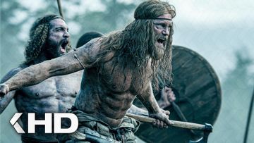Image of Vikings Attack The Village! Scene - THE NORTHMAN (2022)