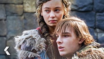 Bild zu Astrid und Hiccup am Set vom Live-Action DRACHENZÄHMEN LEICHT GEMACHT Featurette German (2025)