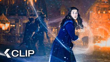 Image of Moiraine Unleashes the One Power - THE WHEEL OF TIME Clip | Rosamund Pike