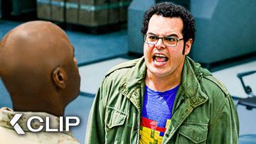 Image of Nerds Yelling at Soldiers - Pixels | Adam Sandler, Kevin James