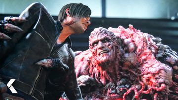 Image of Leon & Chris Fighting The Tyrant - Resident Evil: Vendetta