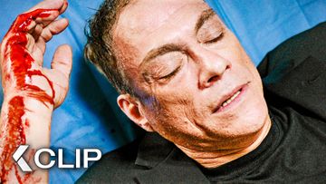 Image of Jean-Claude Van Damme Arrives Covered in Blood - KILL 'EM ALL Clip