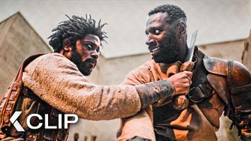 Image of "This Is The Best You Got?" Clarence vs. Barabbas The Immortal - THE BOOK OF CLARENCE Clip