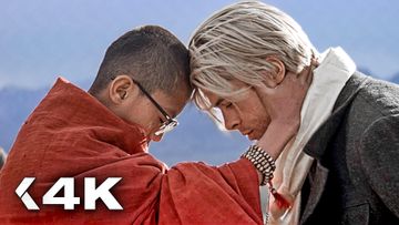 Image of The Journey of a Friendship That Changed Two Worlds - SEVEN YEARS IN TIBET Best Scenes | Brad Pitt