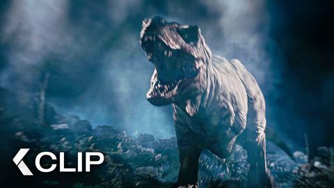 Image of Soldiers FIGHT T-Rex in Jungle - Clip