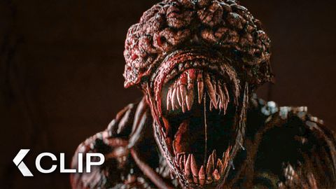 Image of Licker's Ambush Sends Chills Down Spines - RESIDENT EVIL: Welcome to Raccoon City Clip (2021)