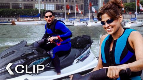 Image of Eva Mendes & Will Smith on a romantic Jetski Date - HITCH Clip (2005)