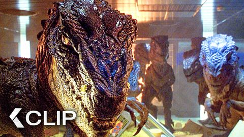 Image of Trapped With The Baby Godzillas - GODZILLA Clip (1998) Matthew Broderick, Jean Reno