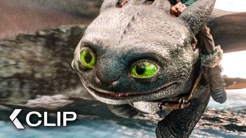 Image of Hiccup and Toothless' First Flight Scene - HOW TO TRAIN YOUR DRAGON