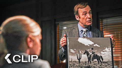Image of Saul with a Commercial That Could RUIN Mesa Verde - BETTER CALL SAUL Clip | Bob Odenkirk