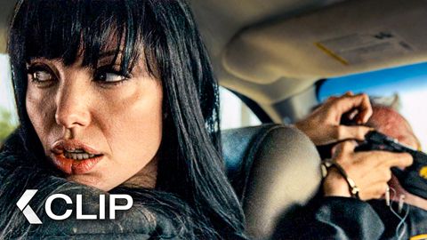Image of DESTROYING the Police Car to Escape - SALT Clip | Angelina Jolie