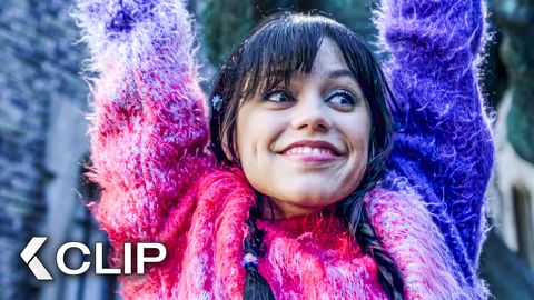 Image of Enid Swaps Bodies with Wednesday - WEDNESDAY Season 2 Clip