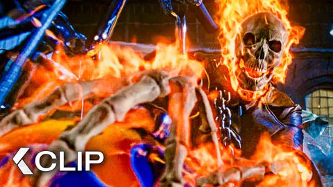 Image of Johnny Blaze’s First Transformation into Ghost Rider - GHOST RIDER Clip | Nicolas Cage