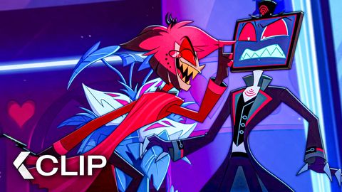 Image of Alastor Outsmarts Vox - HAZBIN HOTEL Season 2 Clip