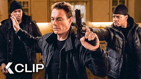 Image of Jean-Claude Van Damme DEFENDS His Boss’s Home - THE HARD CORPS Clip