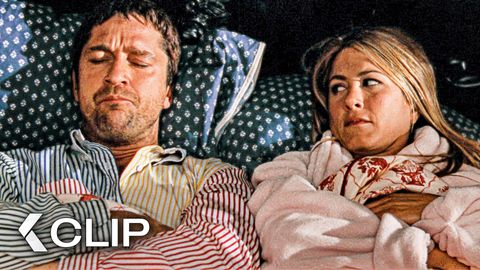 Image of They’re Stuck in Bed and Can’t Stop Fighting - THE BOUNTY HUNTER Clip | Jennifer Aniston