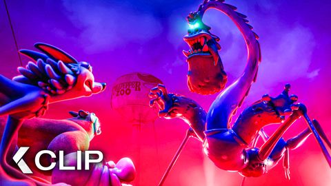 Image of Giant Gorilla Spider Hybrid Zombie Fight - NIGHT OF THE ZOOPOCALYPSE Clip