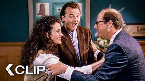 Image of Love BREAKS the Time Loop for Bill Murray - GROUNDHOG DAY Clip