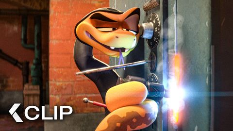 Image of Mr. Snake Flirts & Cracks A Safe - THE BAD GUYS 2 Clip