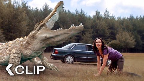 Image of Unstoppable Crocs Outsmart The Police And Hunters - LAKE PLACID 3 Clip (2010)