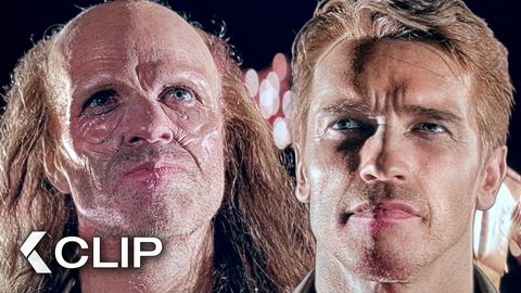 Image of Rooftop Axe Fight Turns Into CHAOS - LAST ACTION HERO Clip | Arnold Schwarzenegger