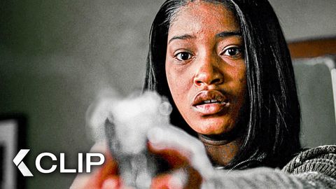 Image of Rose KILLS the Corrupt Cop and Saves Her Dad - CLEANER Clip | Samuel L. Jackson