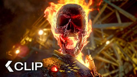 Image of The Construction Machine Attack is HELLFIRE - GHOST RIDER: Spirit of Vengeance Clip (2012)