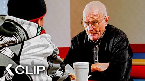 Image of Walt and Jesse Seek a New Distributor at Los Pollos Hermanos - BREAKING BAD Clip | Bryan Cranston