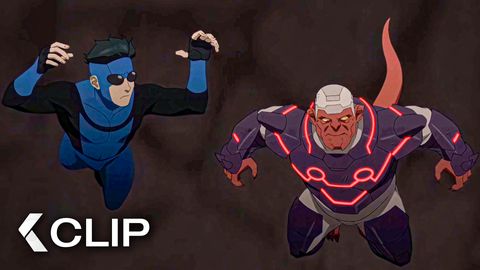 Image of “Looks Cool” Darkblood's New Helmet - INVINCIBLE Season 4 Episode 4 Clip