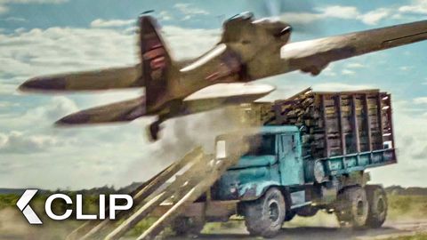 Image of Airplane Chases Truck! Scene - SISU 2: Road to Revenge