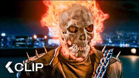 Image of Ghost Rider vs. Abigor the Wind Demon Fight - GHOST RIDER Clip | Nicolas Cage, Eva Mendes