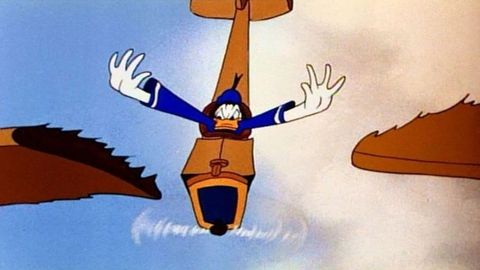 Bild zu Der tollkühne Donald in seiner fliegenden Kiste